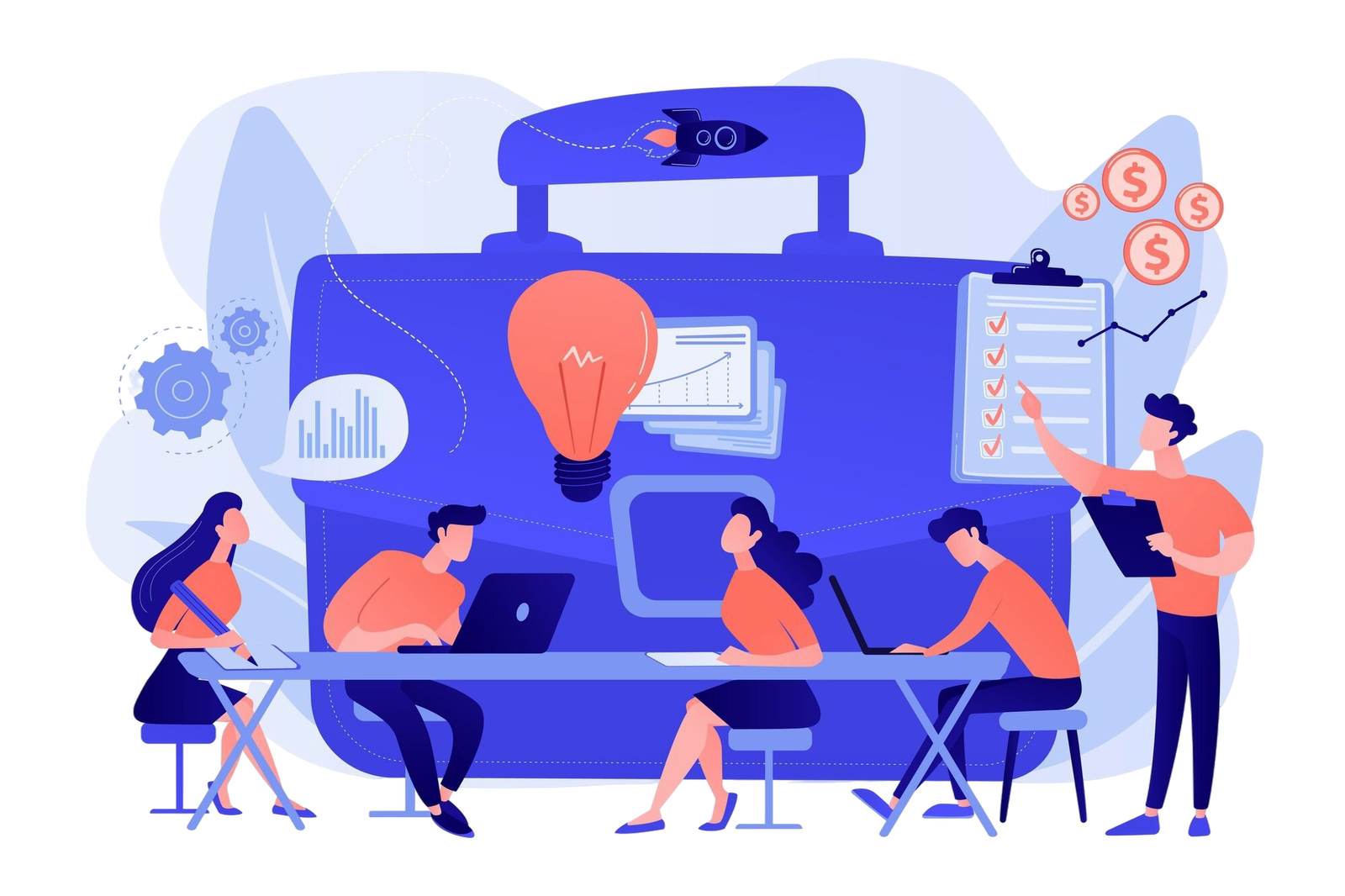 colleagues meeting team brainstorming corporate training